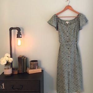 Floral Dress with Slit